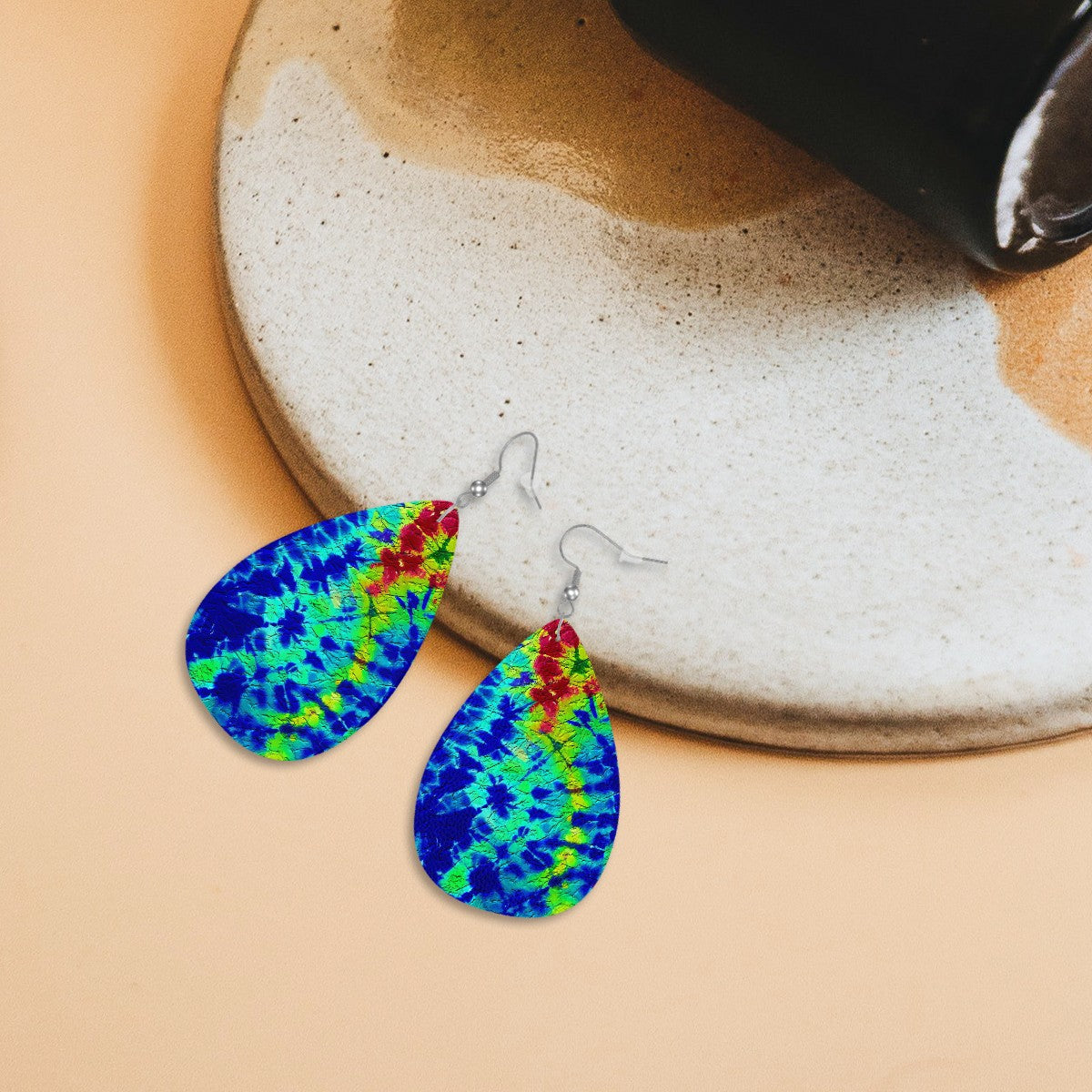 Rave Spectrum Splash Leather Teardrop